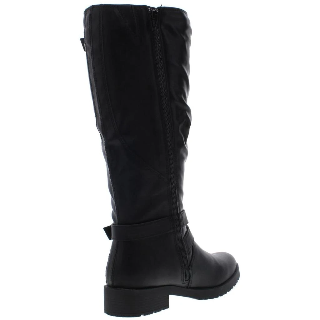 American Rag Brinley Womens Faux Leather Knee-High Motorcycle Boots 6