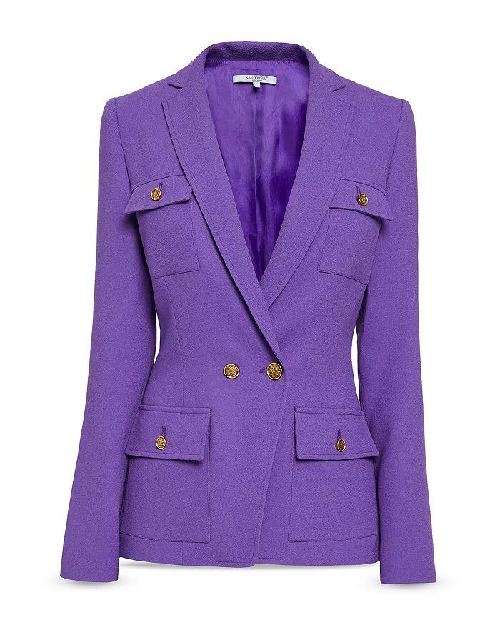 Santorelli Button Front Wool Jacket 4