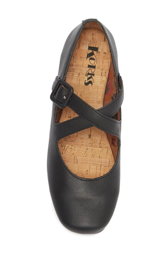 KORKS Paige Crossover Mary Jane Flat 5