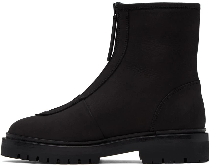 LEGRES Black Zipper Boots 3