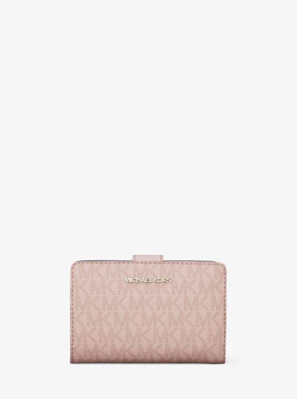 Michael Kors Jet Set Medium Signature Logo Bi-Fold Wallet 1