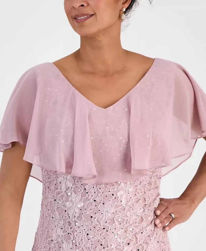 Shop Sequined Lace Chiffon Overlay Gown on Sale at BeyondStyle  Get 51%  Off Sequined Lace Chiffon Overlay Gown with Limited-Time Flash Deals,  Exclusive Discounts, and Special Offers. Enjoy Unbeatable Savings on