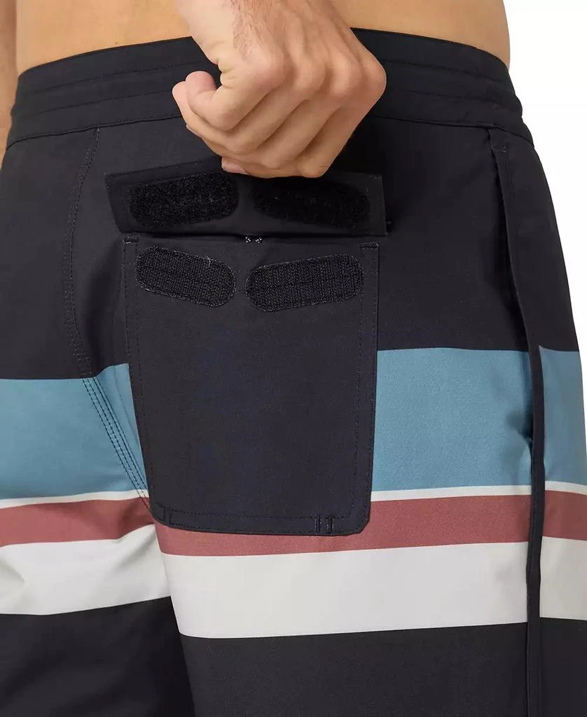 O'Neill Men's Cruzer Stripe Scallop 18 Swim Shorts 4