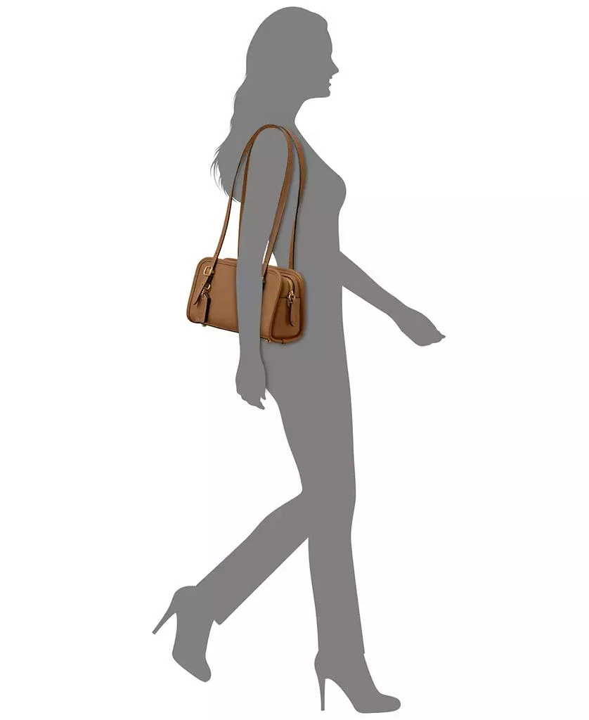 Coach Swing Zip Mini Leather Shoulder Bag 20 5