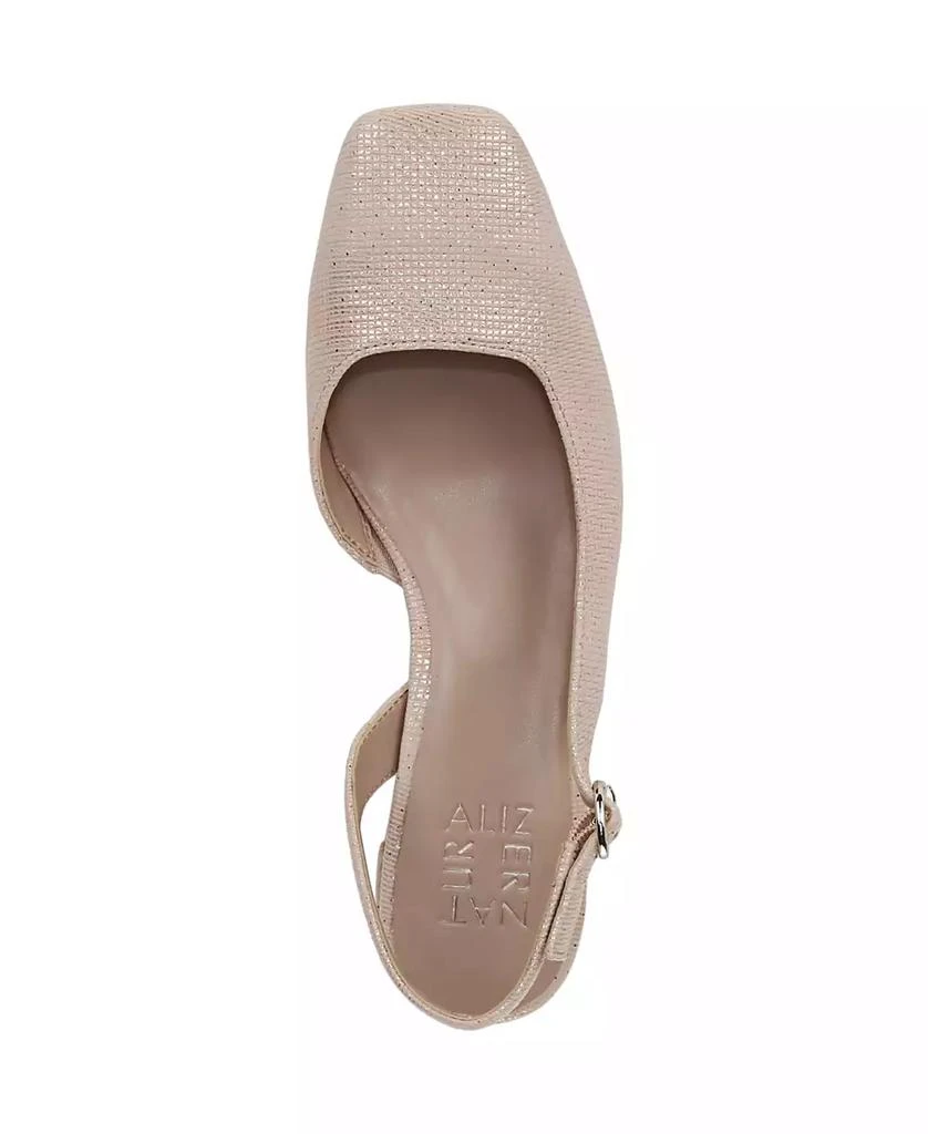 Naturalizer Jayla Mid-Heel Square Toe Slingback Pumps 4