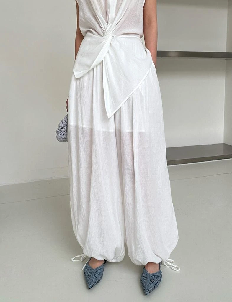 Pixie Market White Harem Pants -PREORDER 3