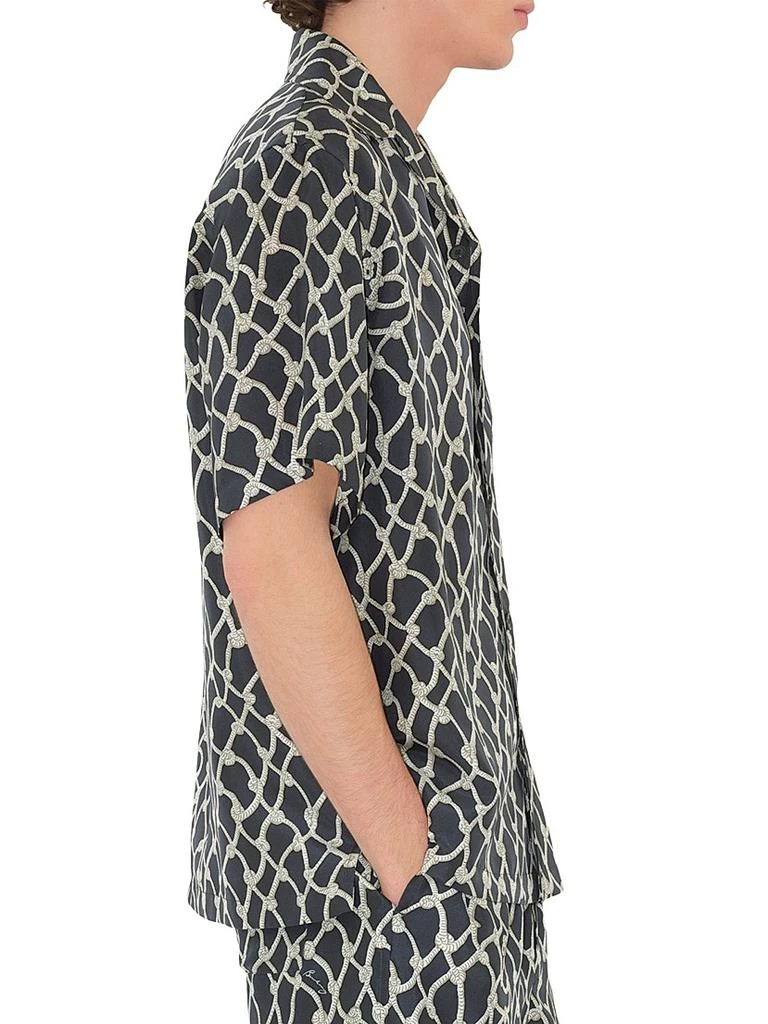 Burberry Knot Printed Silk Camp Shirt 4