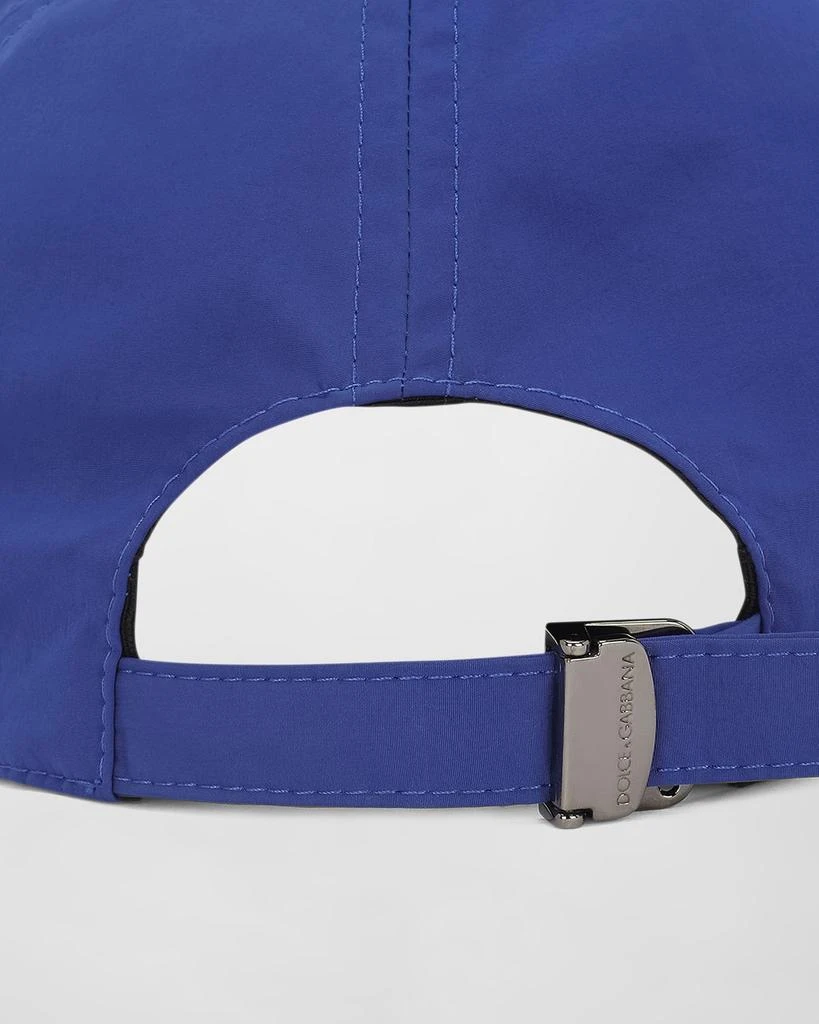 Dolce & Gabbana Men's Logo Plaqué Nylon Baseball Cap 2