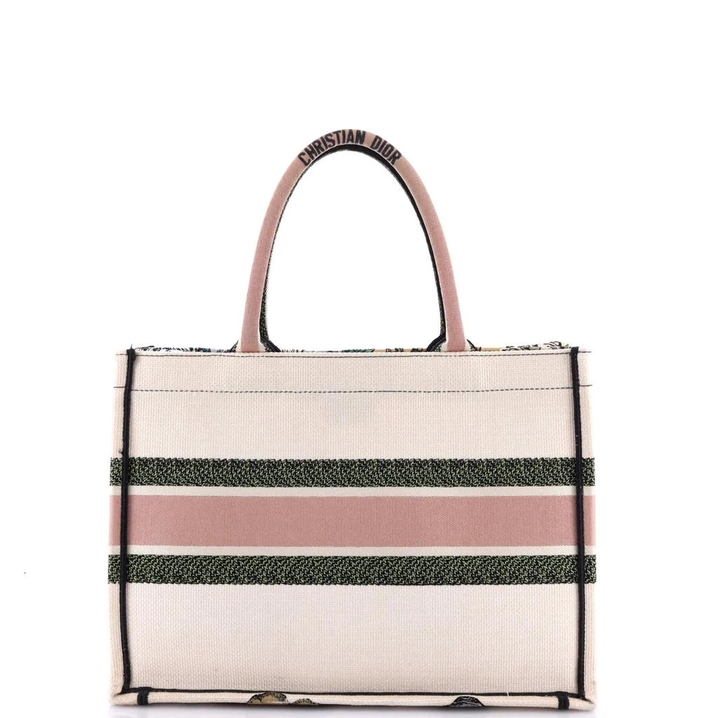 Dior Book Tote Embroidered Raffia Medium 3