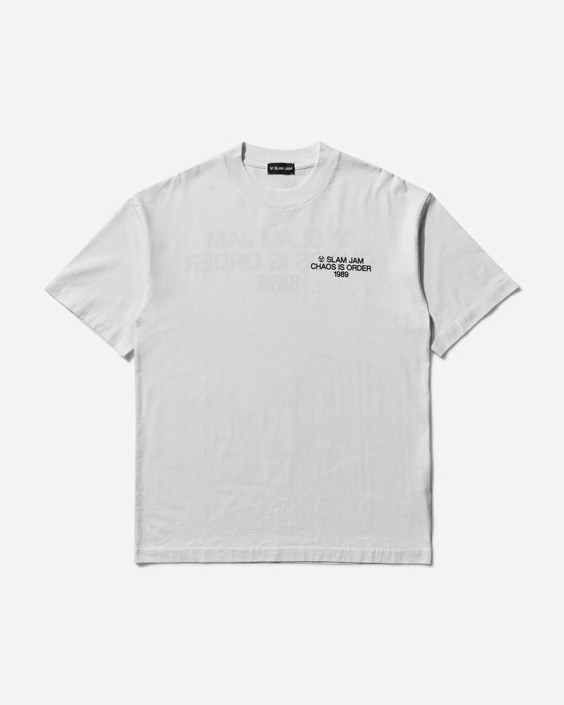 Slam Jam Chaos is Order T-Shirt White 1