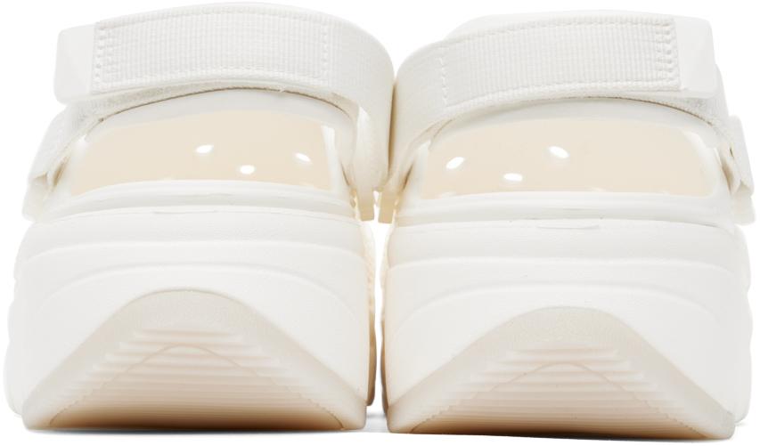 Crocs White Hiker Xscape Clogs