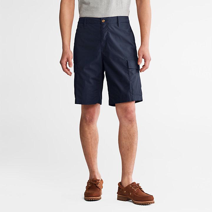 Timberland Poplin Cargo Shorts for Men in Navy