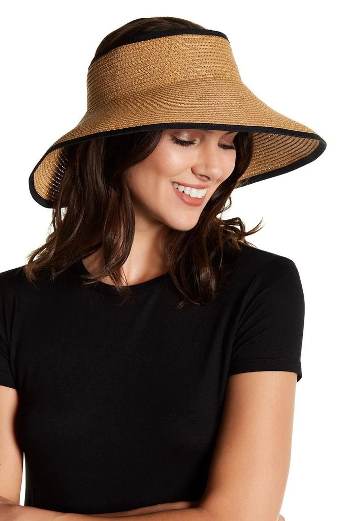 Nordstrom Roll-Up Straw Visor 1
