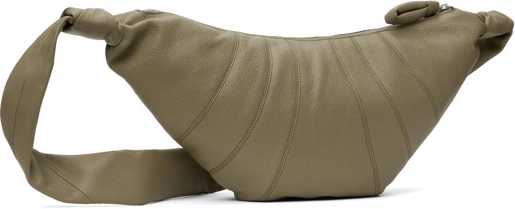 Lemaire Khaki Medium Croissant Bag 3