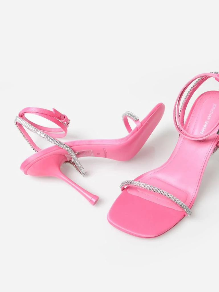 Jonathan Simkhai Women's Luxon Crystal Harness Heel Sandal In Taffy 4