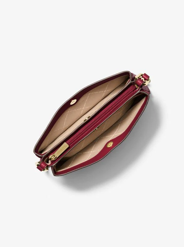 Michael Kors Trisha Medium Pebbled Leather Crossbody Bag 4