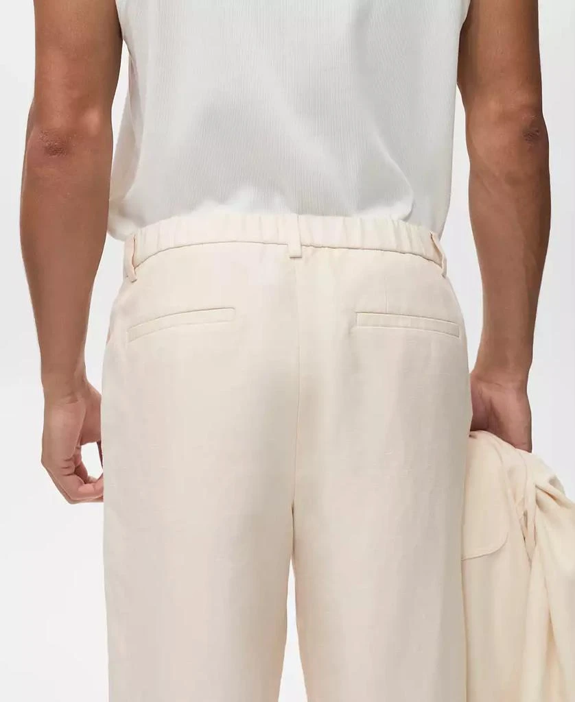 Mango Men's Linen Lyocell Suit Pants 6