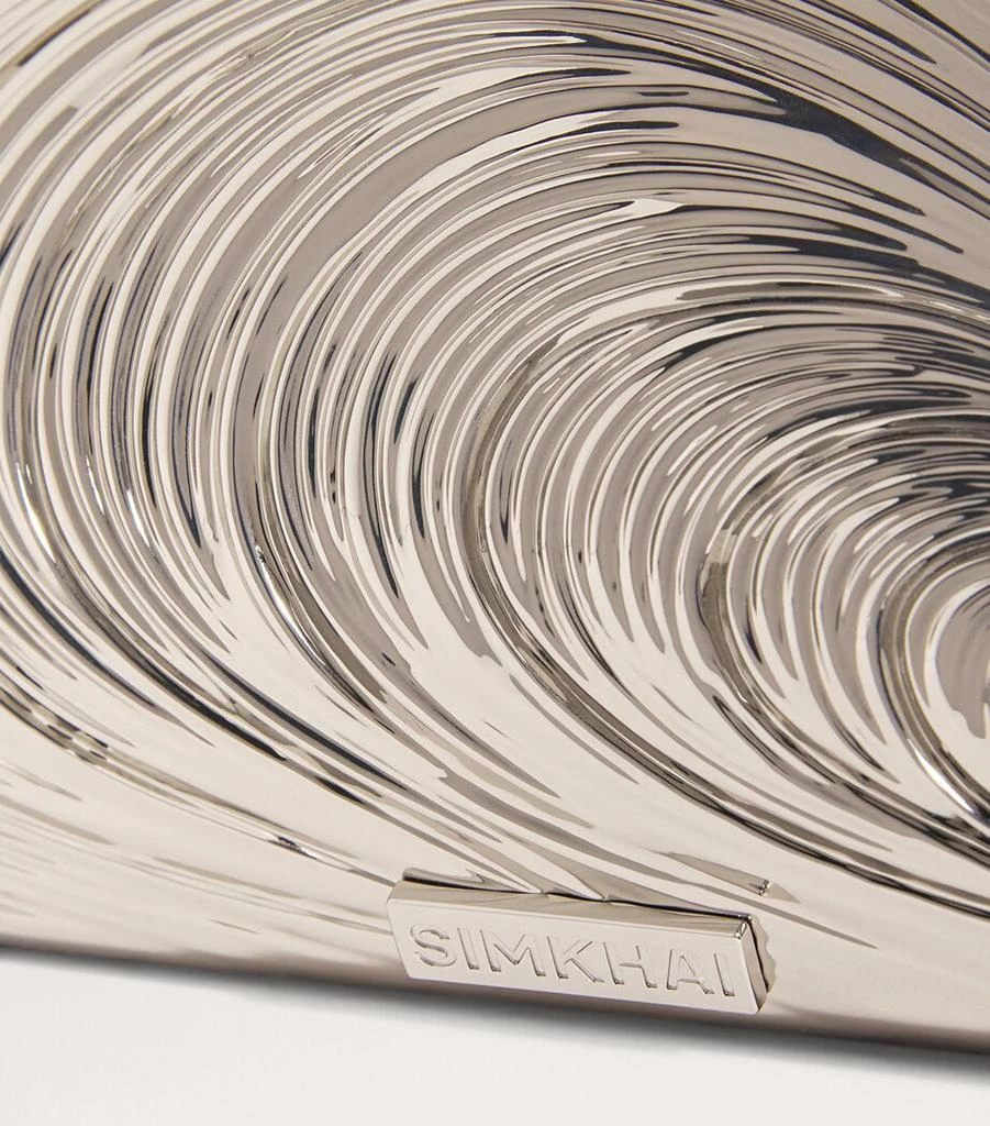 SIMKHAI Bridget Oyster Shell Clutch Bag 6