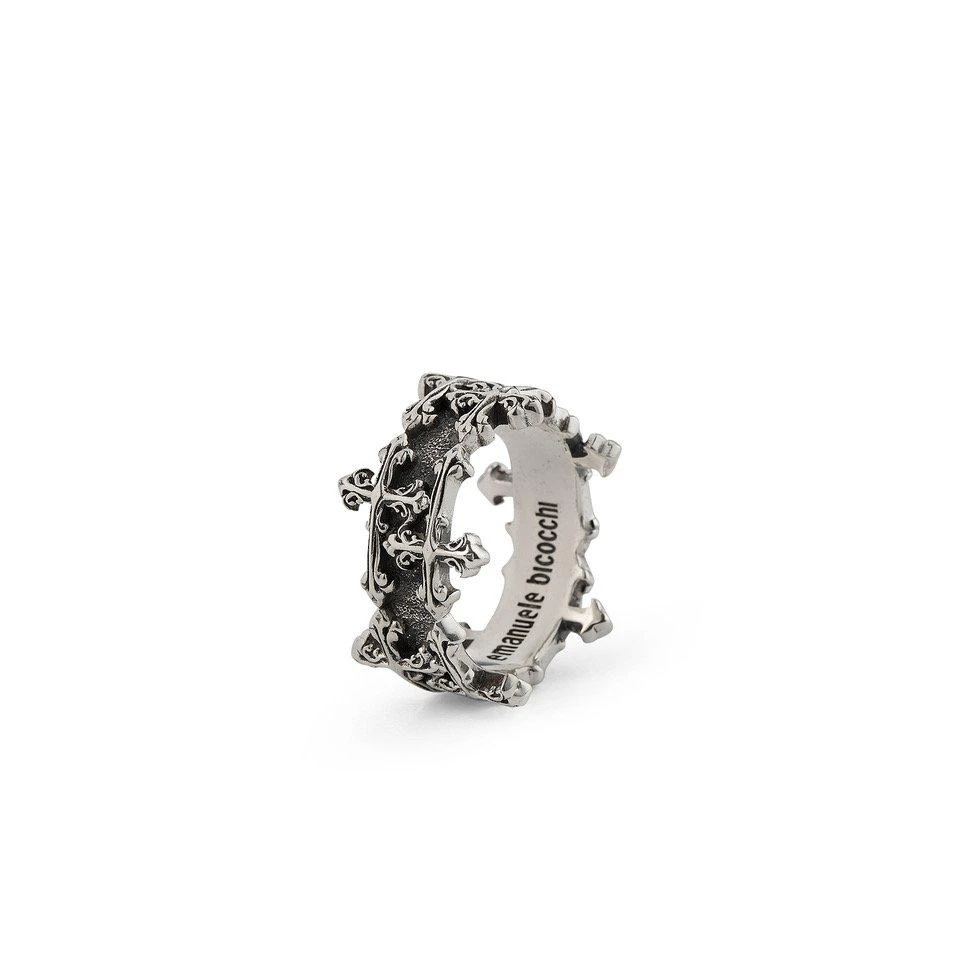 Emanuele Bicocchi Emanuele Bicocchi Avelli Cross Double Band Ring 1