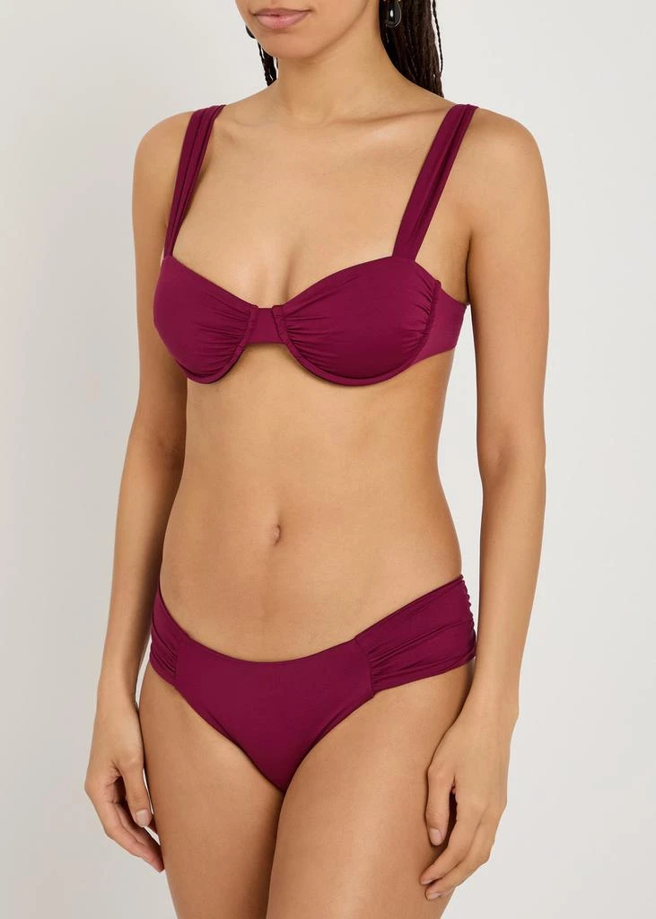 AWAY THAT DAY Naxos ruched bikini briefs 2