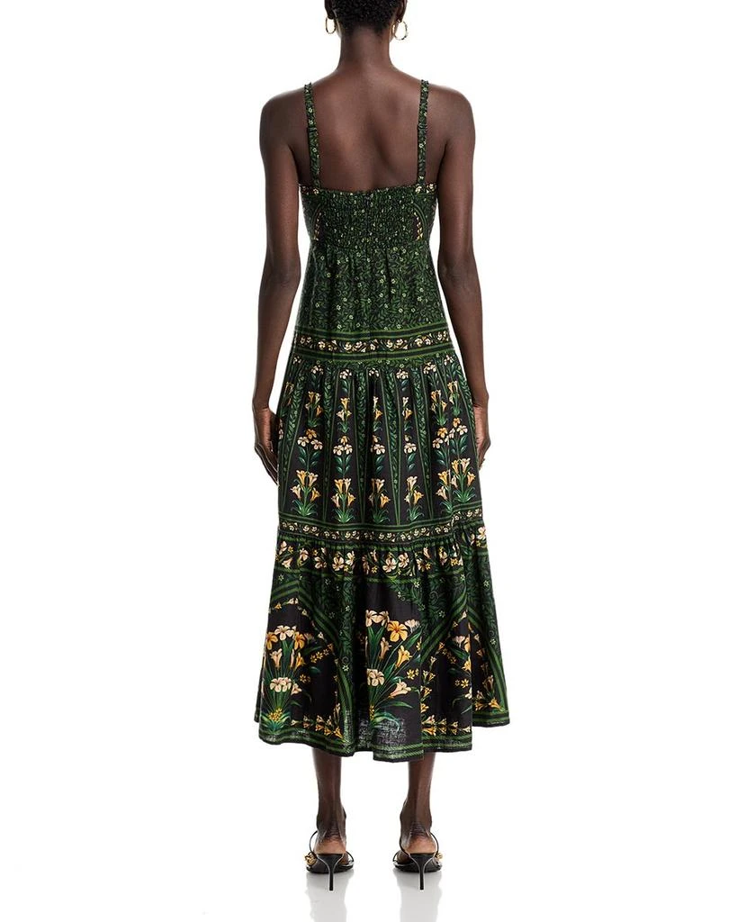 Farm Rio Flowers Arch Sleeveless Maxi Dress 4