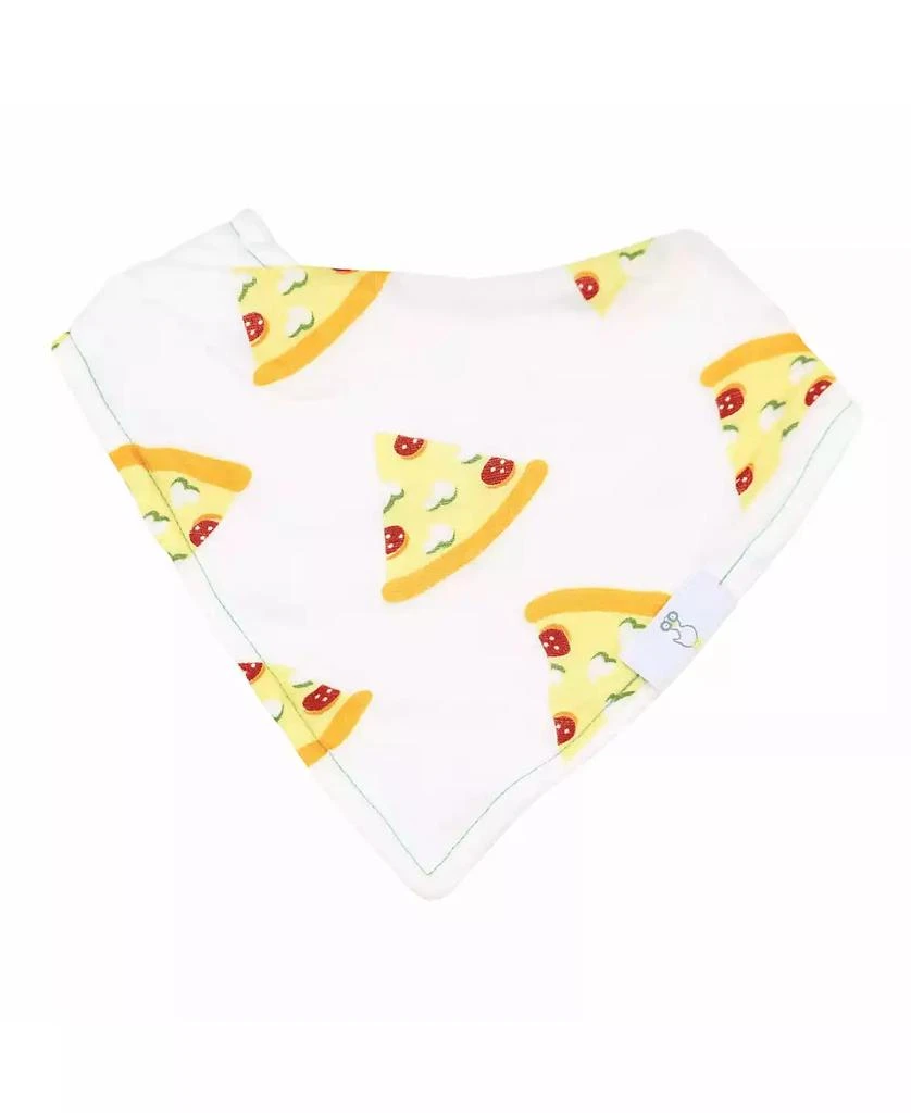 GooseWaddle Slice Slice Baby And Pizza 2 Pack Muslin 
Terry Cloth Bib Set 2