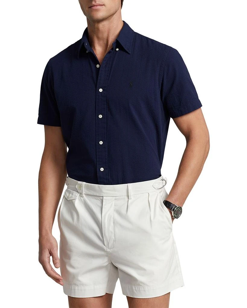 Ralph Lauren Classic Fit Seersucker Short Sleeve Shirt 1