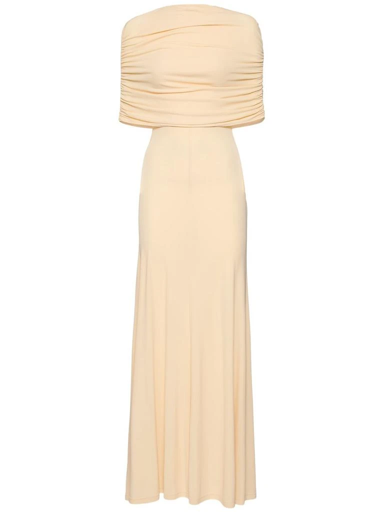 Esse Studios Bonachi Draped Cape Long Dress 1