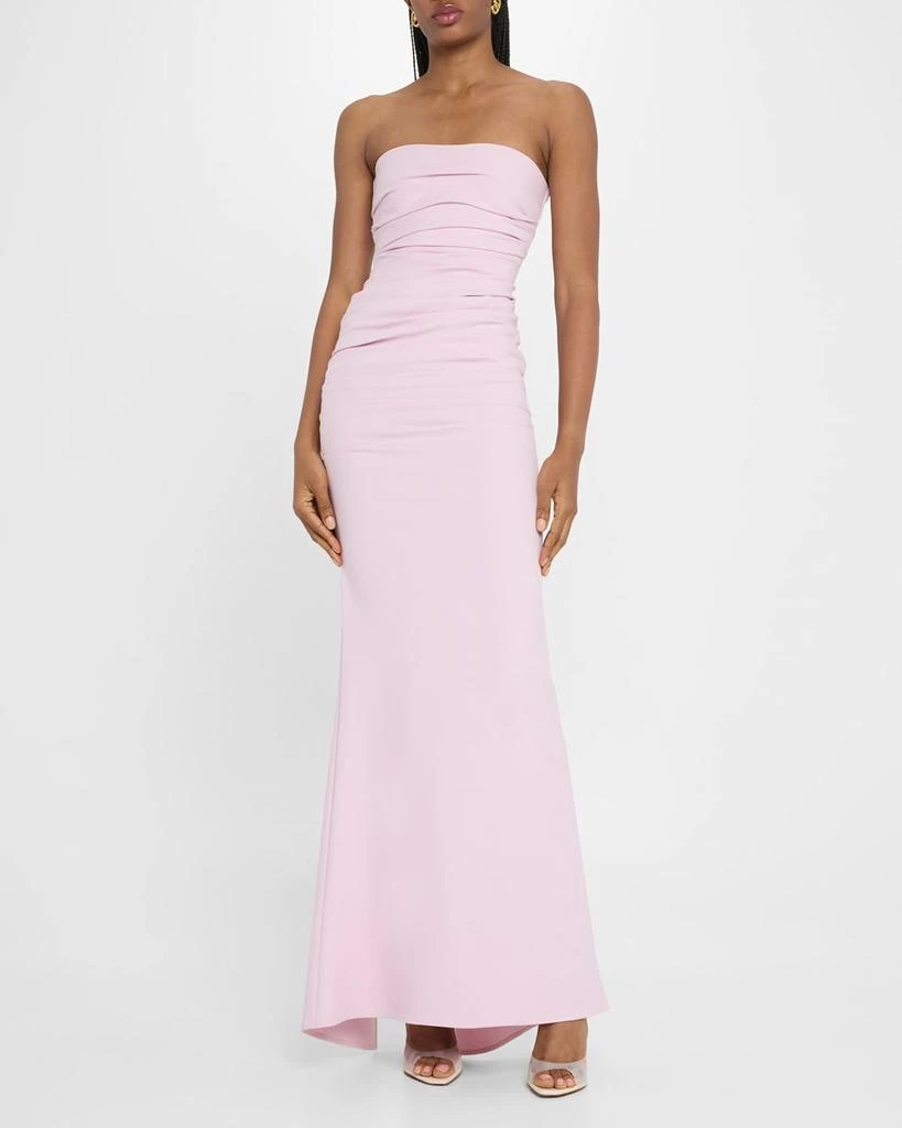 Maticevski Intoxicate Strapless Ruched Maxi Gown 4
