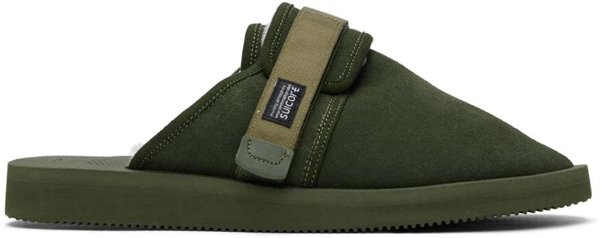 Suicoke Green ZAVO-Mab Sandals 1