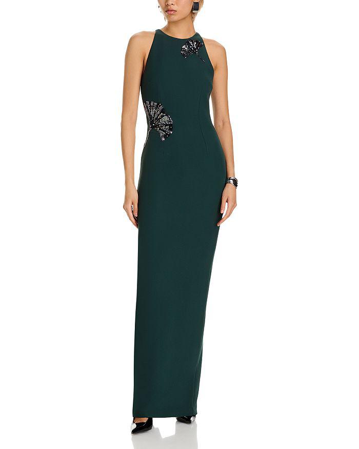 Safiyaa Saysha Embellished Sleeveless Gown
