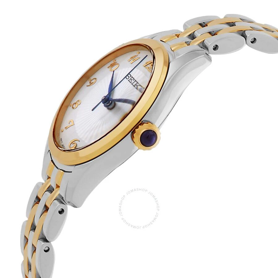 Seiko Quartz Silver Dial Two-Tone Ladies Watch SUR380P1 2