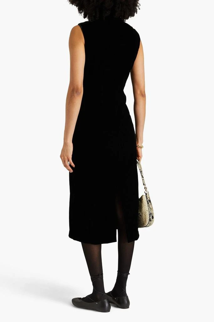 Theory Stretch-velvet midi dress 3