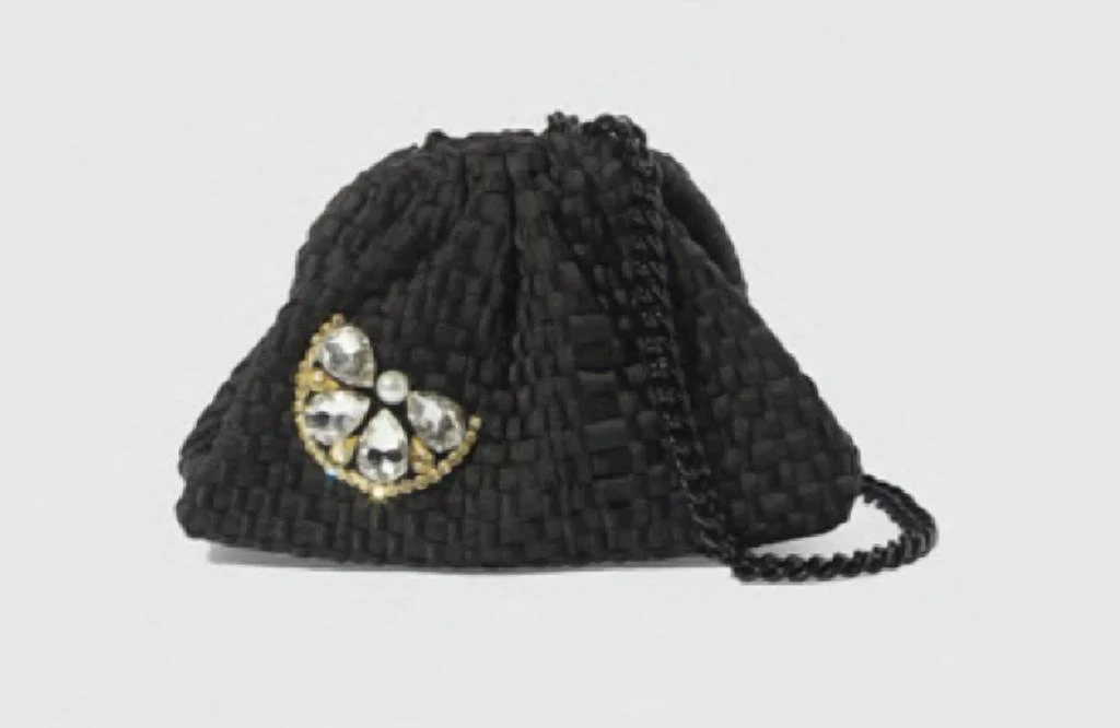 Maria La Rosa Maria La Rosa - Women
s Crystal Lemon Mini Game Clutch Bag