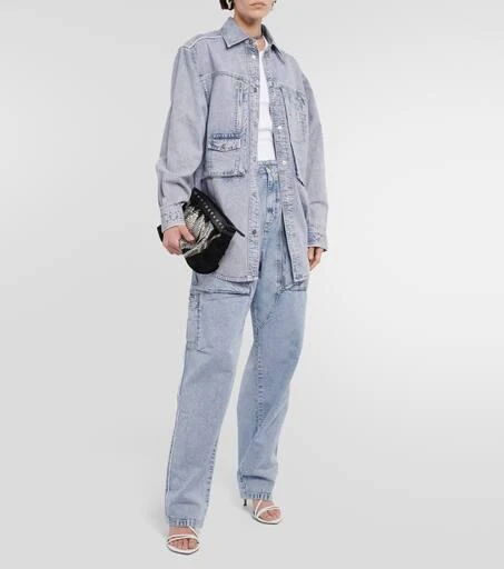 Isabel Marant Paciane wide-leg cargo jeans 2