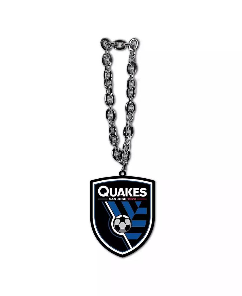 Mojo Licensing Men's and Women's San Jose Earthquakes Team Logo Fan Chain Necklace