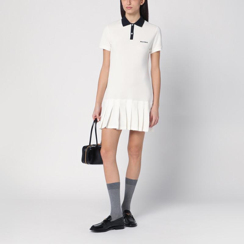 Miu Miu Black/white cotton dress