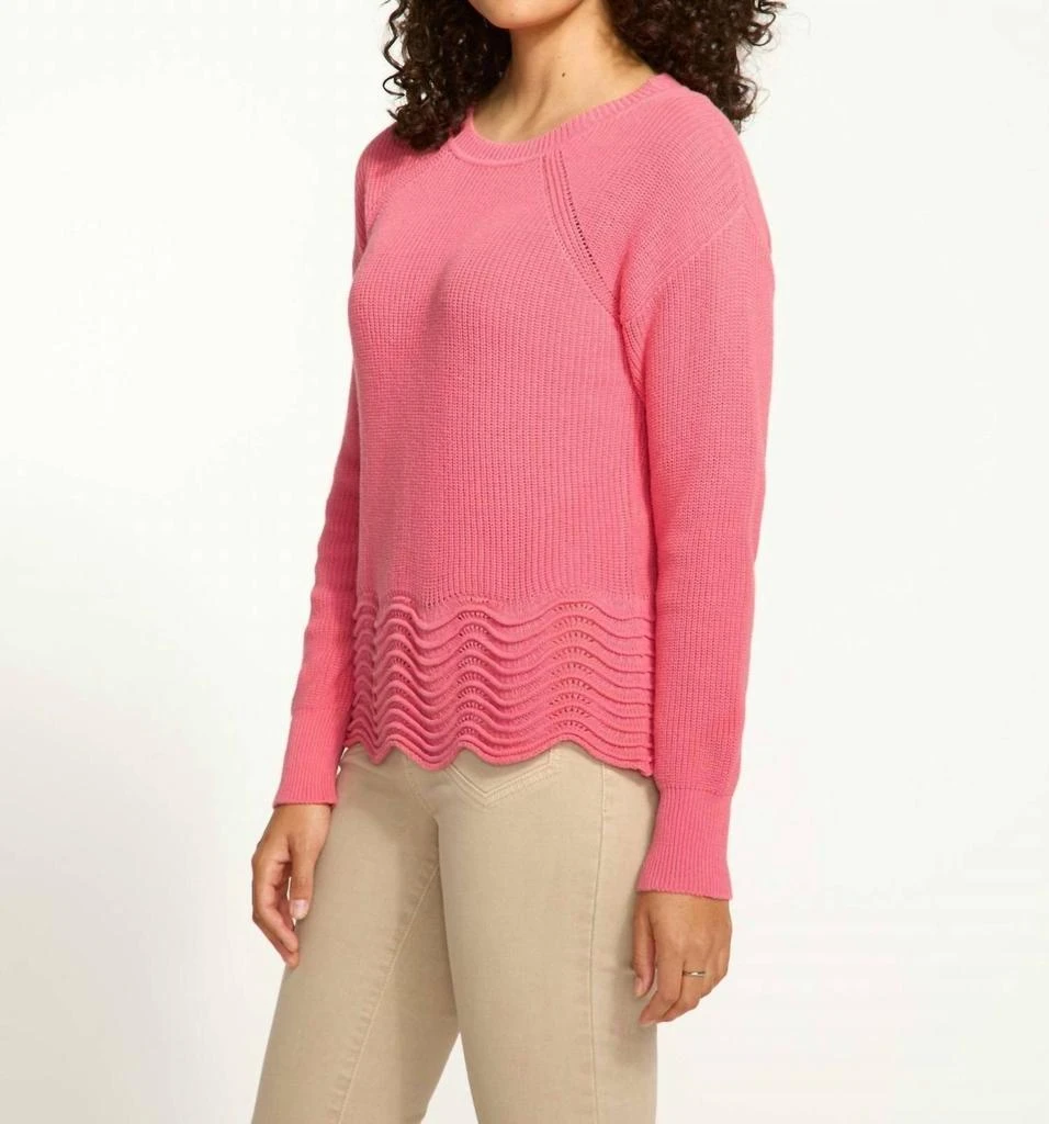 FDJ Fdj - Scalloped Hem Crewneck Sweater 3