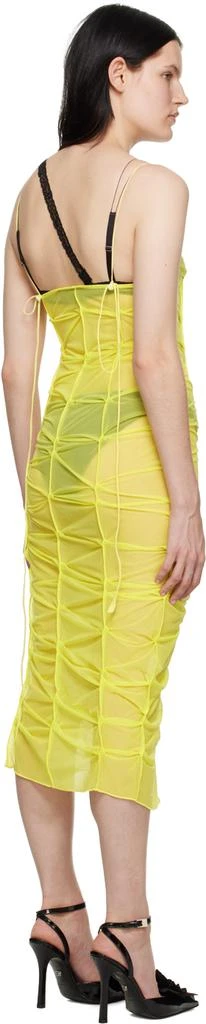 Fancì Club Yellow Tanned Midi Dress 3