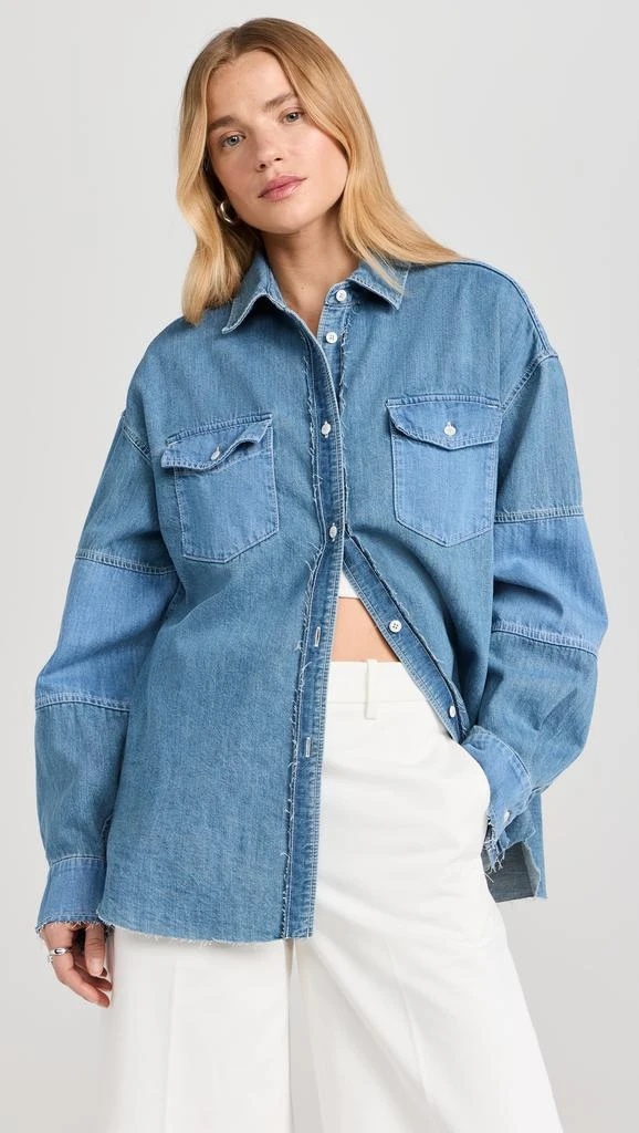 MOUSSY VINTAGE Una Switching Shirt 1