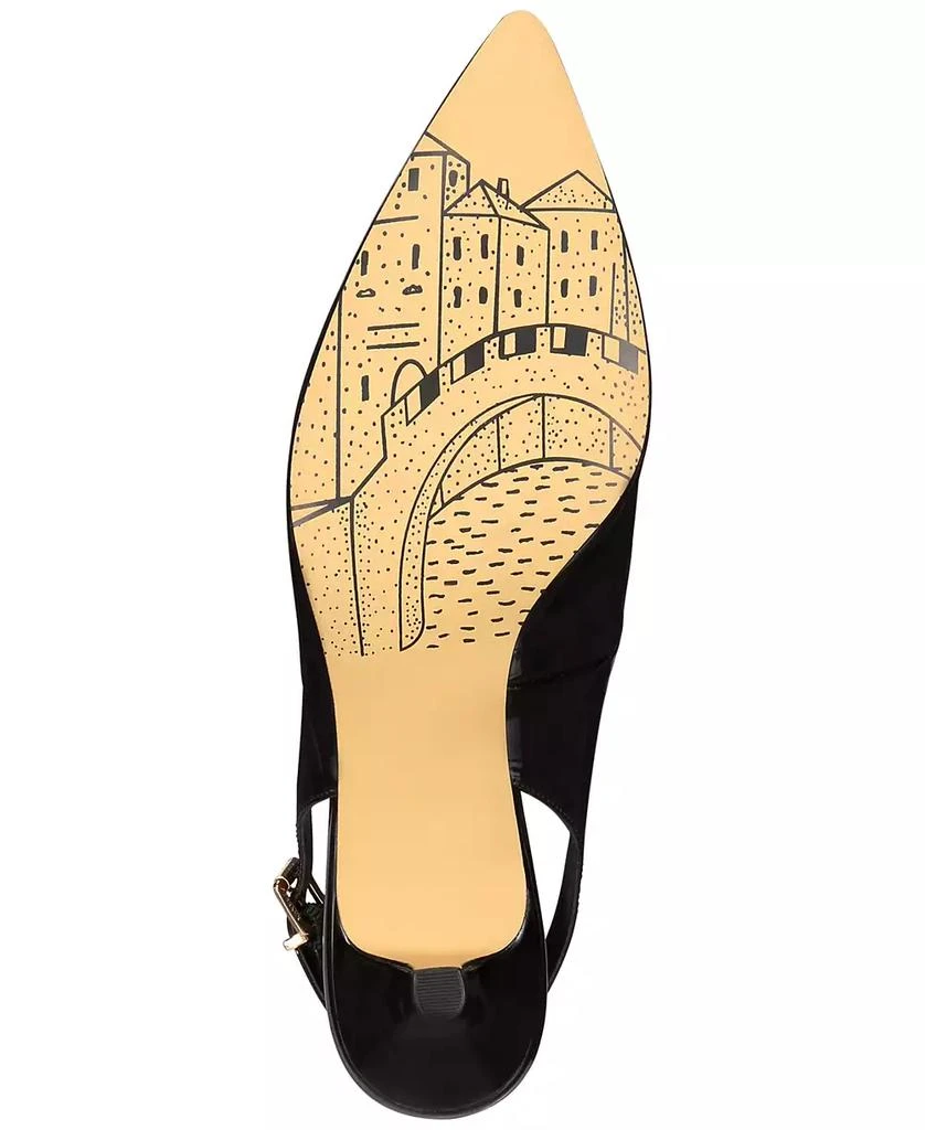 Bella Vita Scarlett II Kitten-Heel Slingback Pumps 5