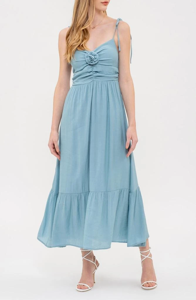 Blu Pepper Rosette Tiered Sundress 1