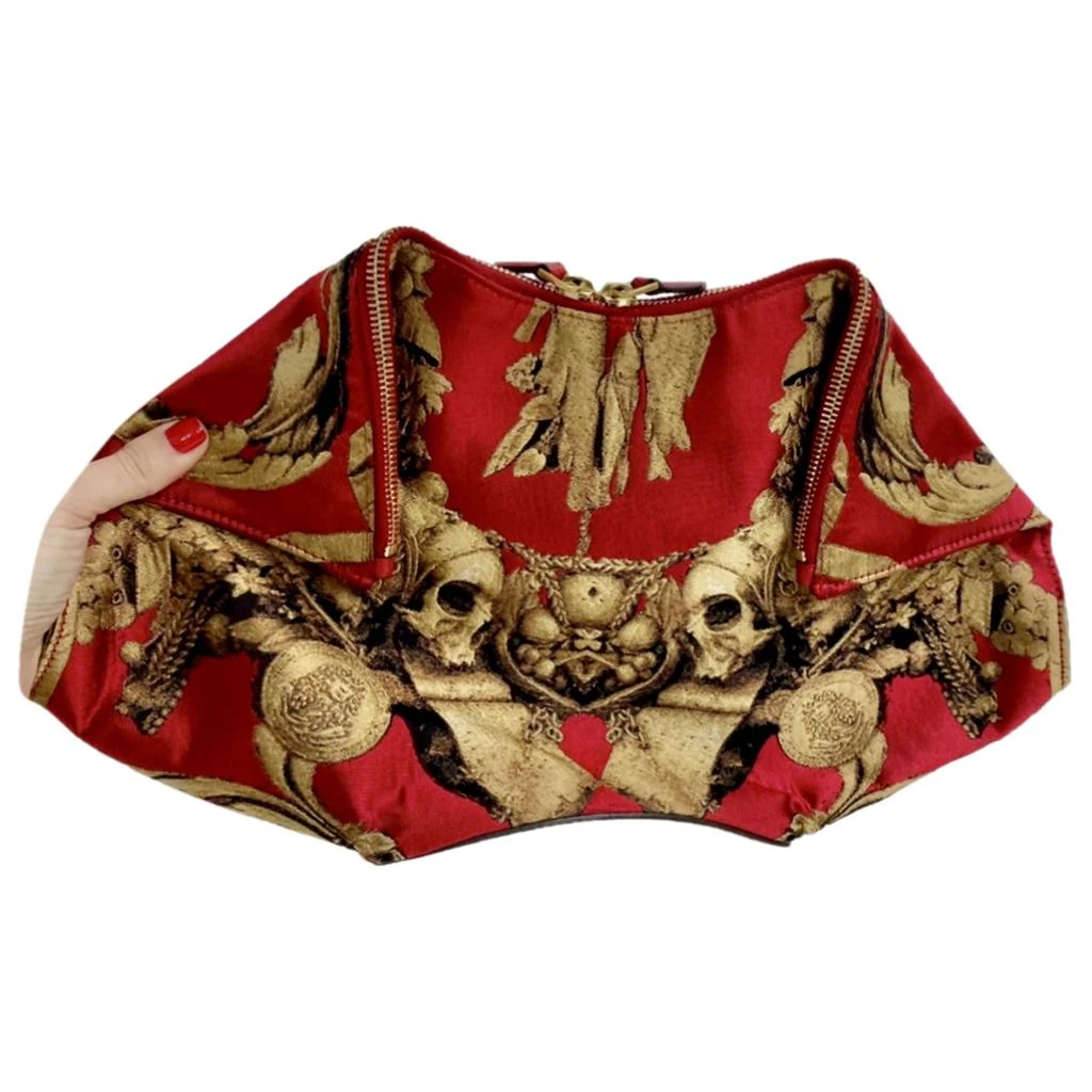 Alexander McQueen Alexander McQueen Manta silk clutch bag 1