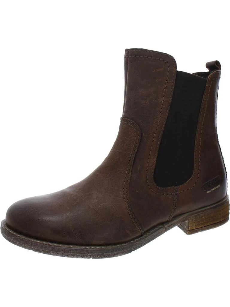Josef Seibel Sienna 80 Womens Leather Distressed Ankle Boots  display picture 2