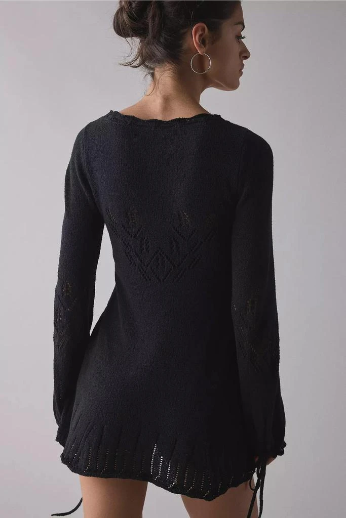 Kimchi Blue Kimchi Blue Catherine Pointelle Knit Babydoll Tunic Sweater 4