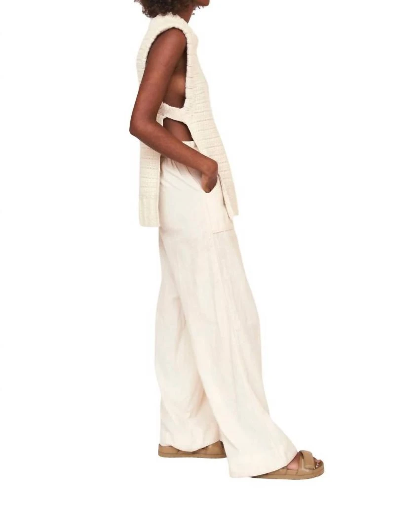 Mirth Camel Open Side Knit Vest 4