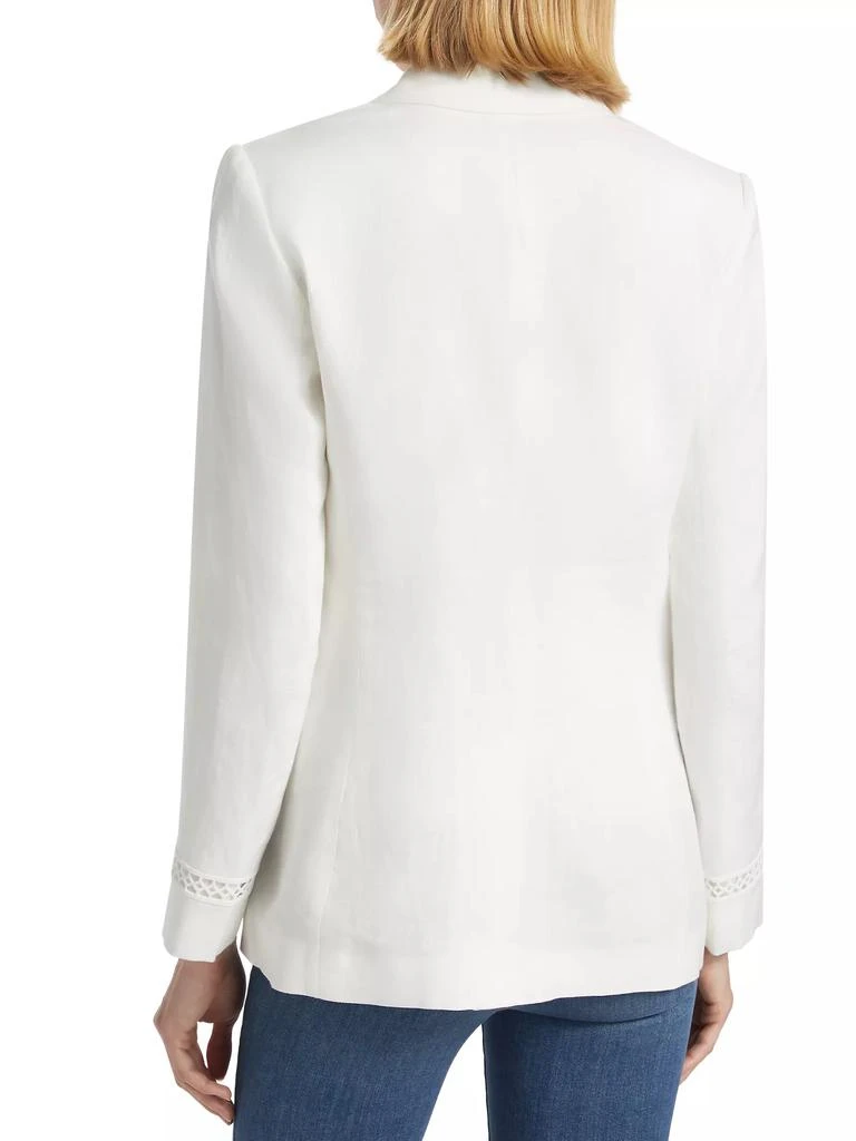 Tahari Constance Linen Blazer 5