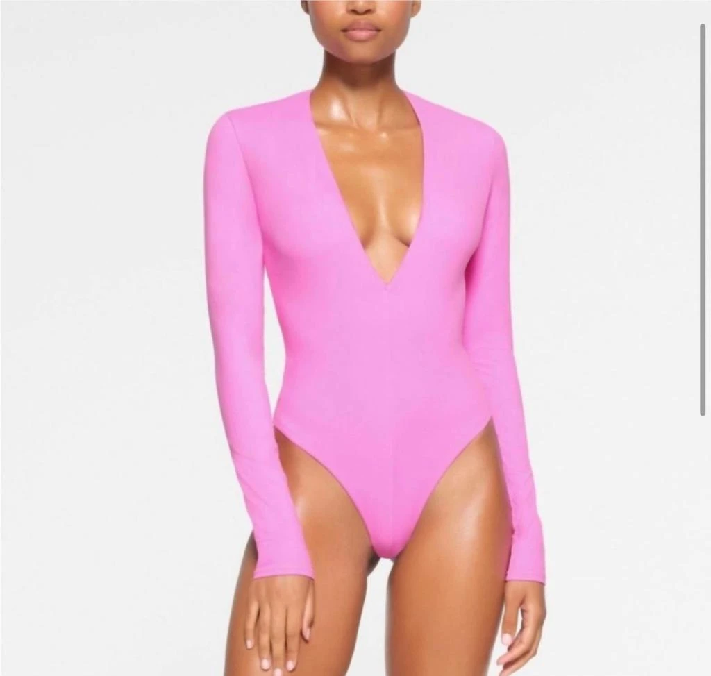 SKIMS Skims - Fits everybody plunge bodysuit neon orchid limited edition 2