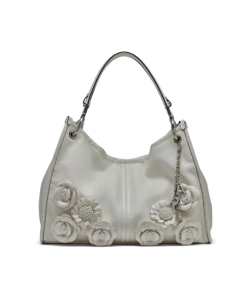 Karl Lagerfeld Paris LUCIENE MEDIUM TOTE WITH FLOWERS 1