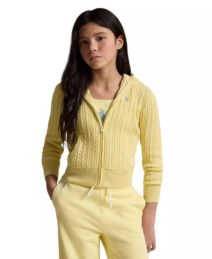 Ralph Lauren Girls
 7-16 Mini-Cable Full-Zip Hoodie 6